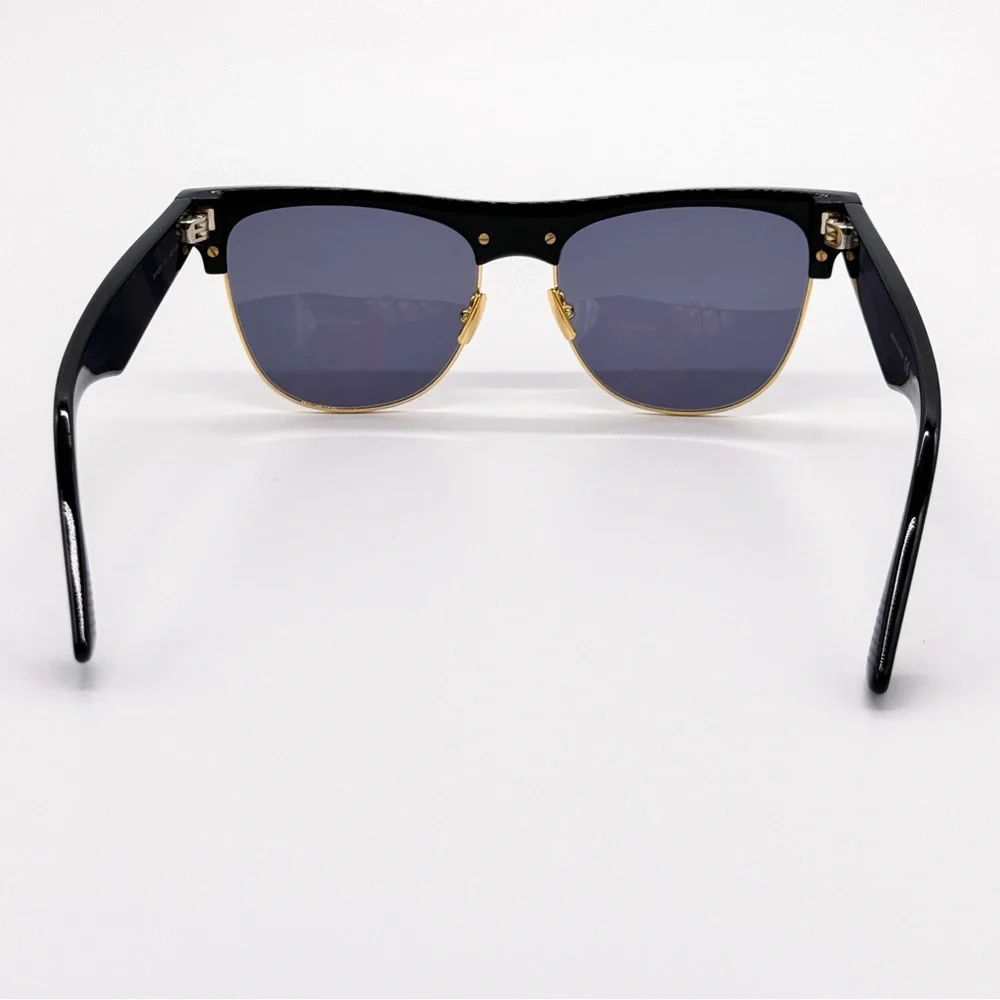 NEW BOTTEGA VENETA BV1003S 001 SQUARE BLACK GREY UNISEX SUNGLASSES
